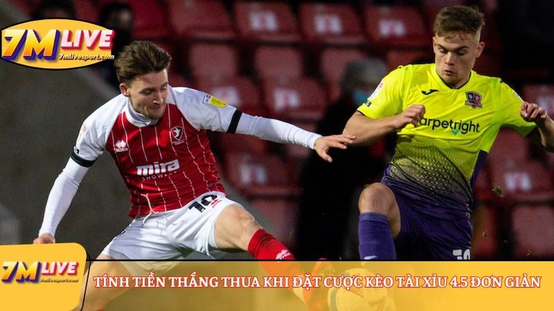 Tính tiền thắng và thua khi đặt cược kèo Tài Xỉu 4.5 đơn giản